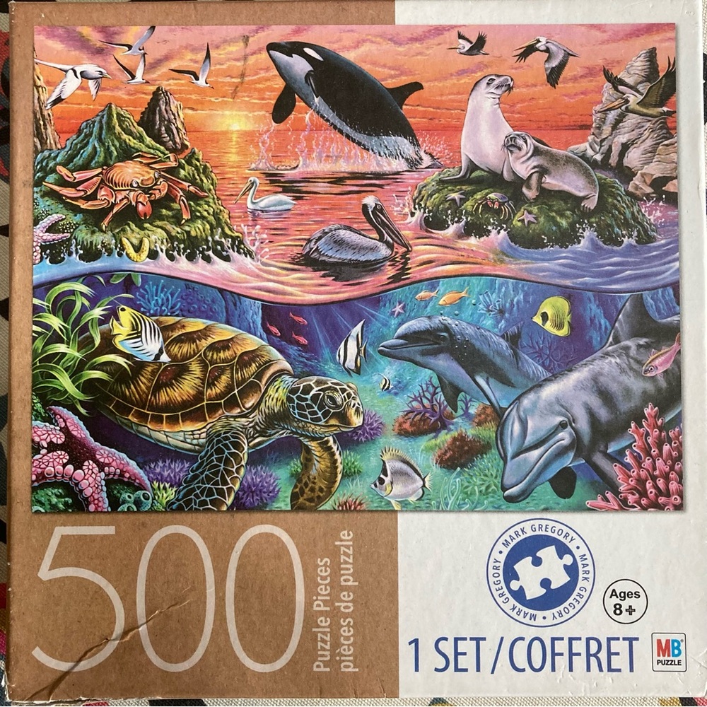 500 Piece Jigsaw Puzzle Ocean Gathering  Mark Gregory